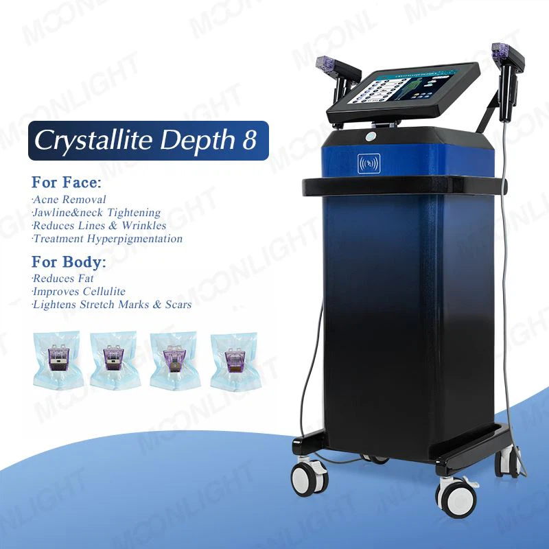 Crystallite Depth 8: sistema profesional de microagujas de RF fraccional para reafirmar y remodelar la piel